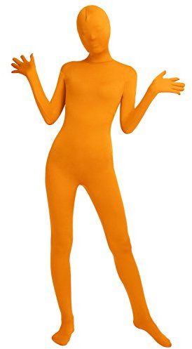 lucky baby store SHINNINGSTARBABY Dam Well-Fit Unitard Spandex One Piece Helkropp Zentai Kostym Bodysuit, Orange, L