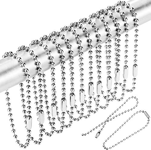 WILLBOND 150 Pieces Shower Curtain Hooks, 6 Inch, Silver
