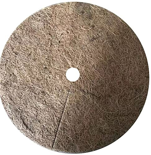 10 Couverture de paillis de Noix de Coco Couverture Tapis de Coco pour Jardinage Hiver, Disques De Paillage Coco Respirant et Recyclable, 20cm/30cm/40cm