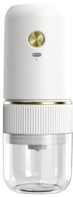 Macina Caffè Elettrico, Macinacaffè Regolabili, Macinino Caffè con Sistema di Rilevamento della Resistenza Integrato per Viaggi, Campeggio, Ufficio, Espresso