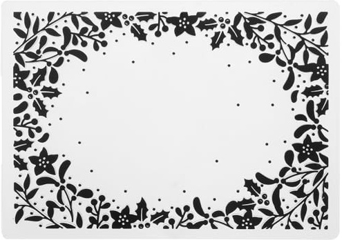 ETHZZLE Gabarit de Gaufrage Plastique Transparent DIY Matrice Embossing et Flexible pour Scrapbooking et Fabrication de Cartes Modèle Découpe Relief Fleurs