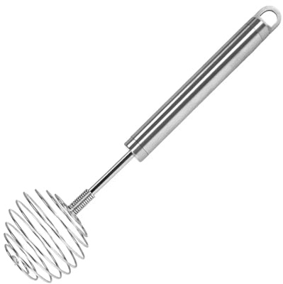 Frusta A Molla Con Sfera In Acciaio Inossidabile, Frullino For Le Uova Semiautomatico, Miscelatore For Burro Manuale, Schiacciapatate For Avocado, Strumento For Cuocere La Cucina, Facile Da Pulire