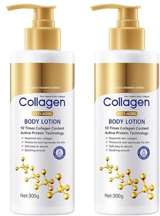 Liftaria Lozione corpo al collagene, lozione per il corpo rassodante da donna con idratante, lozione per il corpo anti-rughe al collagene, riduce le linee sottili, crema per il corpo contro rughe e