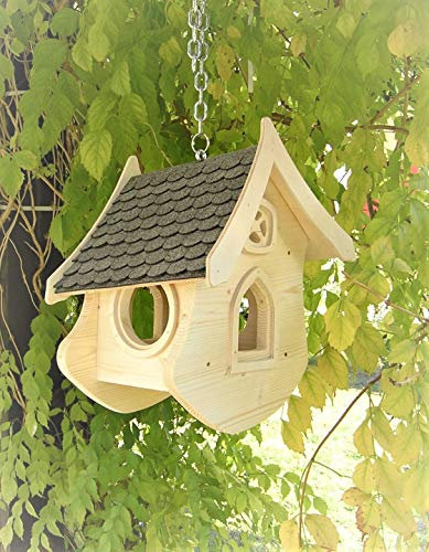 Vogelhaus Liselle Bausatz grau Manufaktur Martinshof Höhe ca.: 40,00 cm Breite ca.: 33,00 cm Tiefe ca.: 28,00 cm Vogelhaus, Futterhaus, Futterstation