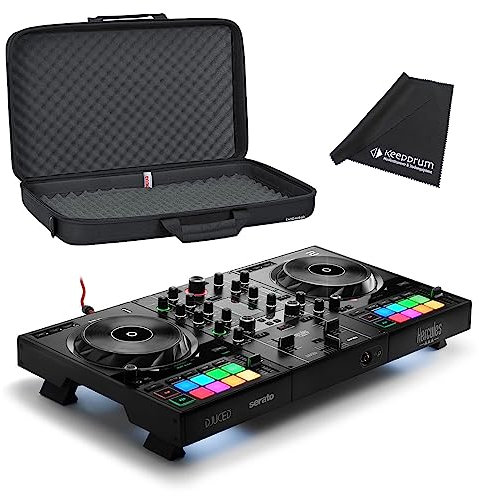 Hercules DJControl Inpulse 500 - Controlador de DJ (incluye funda Gator y gamuza de microfibra)