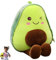 Magiho Peluche Aguacate, 30 cm Peluches Aguacates, Cojín para Respaldo de Sofá, Cojín de Peluche para Coche, Regalo para Niños, Decoración del Hogar, Regalo para Niñas, Niños