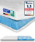 8 cm hoch - Premium Plus Gelschaum-Topper 80x190cm mit RG 50 - Hochwertiger Lyocell-Bezug - Antirutschfunktion - Umlaufendes Klimaband - Gel-Topper 80 x 190 8cm