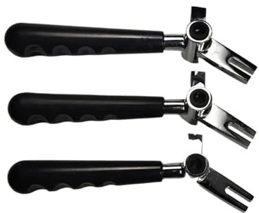 TYGHBNM 3 leviers à Main Droits, Accessoires, poignées de Couleur Noire, compatibles avec Vevor, pièces de Rechange for Machines à crème glacée Molle