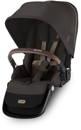CYBEX Unidad de asiento dorada para cochecito GAZELLE S y e-GAZELLE S, desde el nacimiento hasta los 4 años aprox., Marrón Chocolate