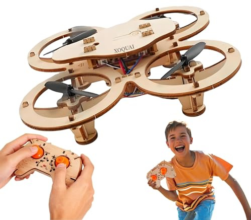 DIY Drone Kit De Construir, Kit De Modelo De Construcción De Cuadricóptero RC, Kits De Construcción De Cuadricóptero RC Niños O Principiantes, Maquetas Creativas Para Niños Y Adultos