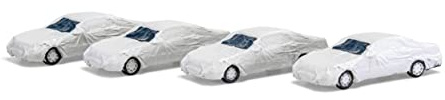 ARNOLD Hornby Heico - 4 unit set Cars under white tarpaulin, H0 scale