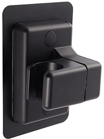 SIGANDG Ducha sin perforaciones Soporte ducha pared ajustable giratorio de 360 ° Soporte ducha Soporte alcachofa ducha ajustable a prueba de agua súper soporte ducha ventosa de baño(negro)