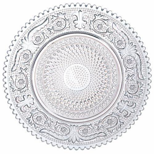Villa d'Este Home Tivoli Juego de 6 platos para pan de cristal de 14 cm de diámetro, Imperial
