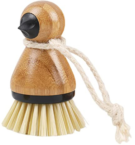 Yardenfun Cepillo de Limpieza Vertical de Plástico para Resistente y Duradero con Cerdas Suaves para Cocinas para Lavar Platos Ollas y Verduras Diseño Ergonómico para Uso Cómodo