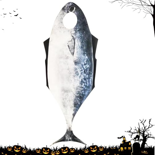 Skkpolo Disfraz De Pescado Hombre, Disfraz De Halloween Traje De Animal De Halloween Accesorios De Cosplay Para Adultos Fiestas De Disfraces Carnaval Cosplay