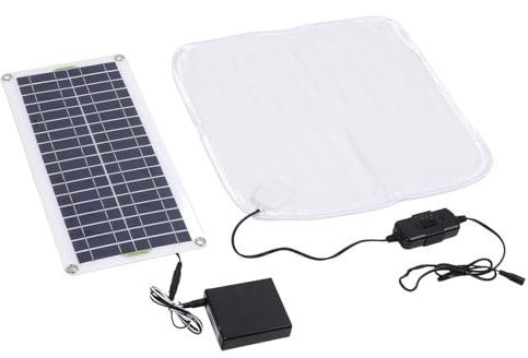 YROHGKPN Esterilla calefactora eléctrica para mascotas de bajo consumo con ABS, impermeable al edificio, zona de los dedos dividida, para coche, mochilero, cojín térmico portátil para animales