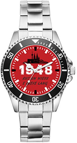 KIESENBERG Köln Geschenk Artikel Idee Fan Uhr 6068