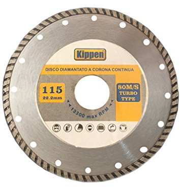 Kippen 3033A - Disco Diamantato a Corona Continua, 115 mm.