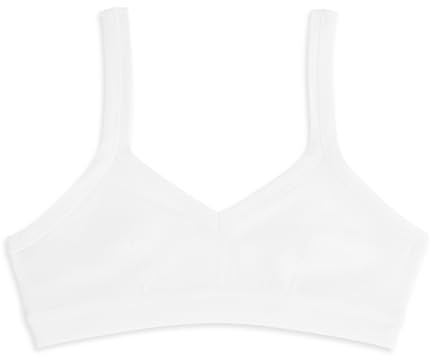 Cotonella, Brassiere en coton doux bi-élastique – Brassiere confortable aux bords extra-confort – Art. GD065, Blanc, 85B
