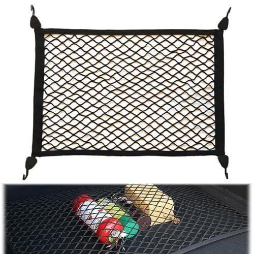 Thoquene 60x40Cm Kofferraumnetz Gepäcknetz Wohnmobil Auto, Kofferraum Netz für Universales Auto