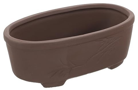 KITANDOVE Terrakotta Blumentopf Für Sukkulenten Handgefertigter Pflanztopf Aus Rotem Für Bonsai Und Garten Vintage-Design Für Innen Und Außenbereich Vielseitig Einsetzbar