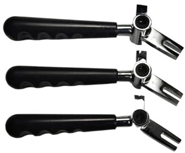 TYGHBNM 3 leviers à Main Droits, Accessoires, poignées de Couleur Noire, compatibles avec Vevor, pièces de Rechange for Machines à crème glacée Molle