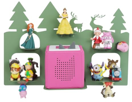 Raweao für Tonies Regal zur Aufbewahrung, Magnetisches Regal für Tonie Figuren 15-25 Stück, Wandregal für Toniebox Regale, Ideal für Kinderzimmer Dekoration und Sammeln von Figuren