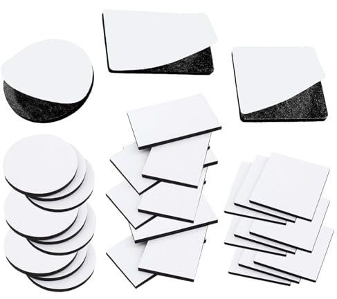 GZYULAN 30 Piezas Adhesivo Doble Cara Extrafuerte,Cinta Doble Caracinta,Cinta Doble Cara Extrafuerte,Double Sided Tape,Almohadillas de Espuma Adhesiva,para Metal,Vidri,Plástico (3 Estilos)