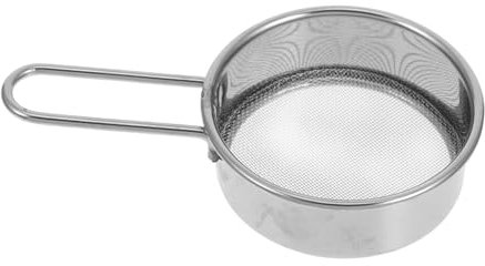 Gatuida Tamiz De Filtro De De Acero Inoxidable Malla Colador De Malla Fina Mango para Hornear Tamizador De para Cocina Filtro De Colador De Té para Decorar Galletas
