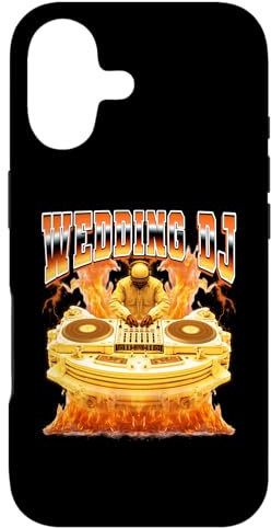 Carcasa para iPhone 17 Boda DJ Discjockey Disco Jockey Tocadiscos 90s Bootleg