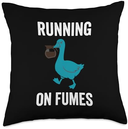 Occupational Therapy Coffee Running On Fumes Goose Throw Pillow