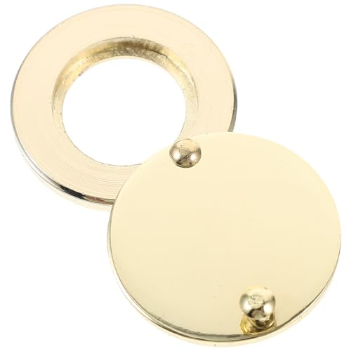 Angoily Cache-Jonction 16Mm Métal Doré Protection Intimité Porte, Couverture Anti-Regard Sécurité Domestique, Dispositif Antivol pour Porte Intérieure Appartement, Hôtel, Bureau