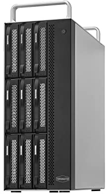 TERRAMASTER D8-332 Thunderbolt 3 Storage più Compatto di Livello Professionale 8-bay Tower Hardware Raid Enclosure Support Raid 0/1/5/10/JBOD Storage Raid su Disco Rigido Esterno (Senza Disco)