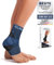 BLACKROX Sprunggelenkbandage [Vergleichssieger 2024] Gr. S-L | Für Damen & Herren | Bandage für das Fußgelenk | Perfekt für Sport, Fußball, Joggen & Bodybuilding | ANANKLE | Blau Gr. L