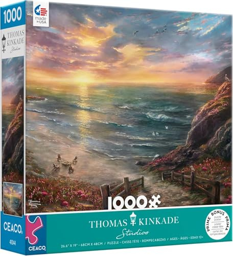 Ceaco - Thomas Kinkade – Beachside Gathering – 1000-teiliges Puzzle