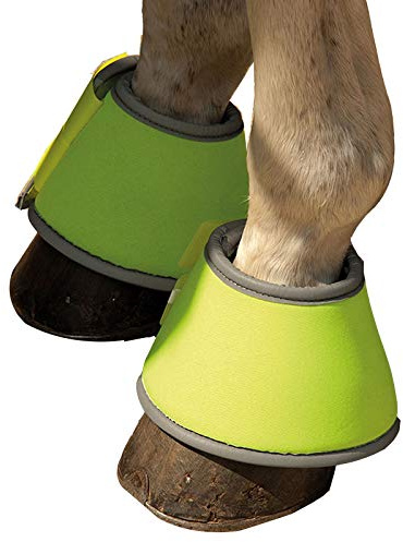 Rhinegold 0 Rhinegold Reflective - Cob-yellow Over Reach Boots, Yellow, Cob UK