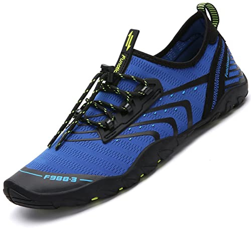 SAGUARO Water Shoes for Women Men Quick Drying Wet Beach Aqua Shoes for Swim Sea Surfing Diving Sailing Pool Lightblue 37 EU/4 UK