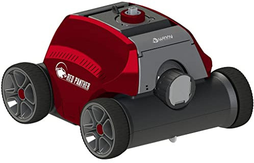 NETSPA - RO-PANTHER1 - Robot pour Piscine Panther - Autonomie jusqu'à 120 Minutes - Capacité de Filtration 10-11 m3/h - Temps de Charge 6h (complète) et 3-4 h (Rapide)