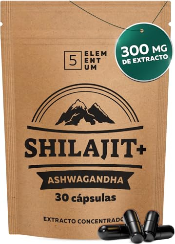 Shilajit Pur Himalaya – 30 Gélules 1000 mg avec 71% d’Acide Fulvique | Mumijo d’Origine Naturelle avec Ashwagandha | Complément Végétal Testé Eurofins