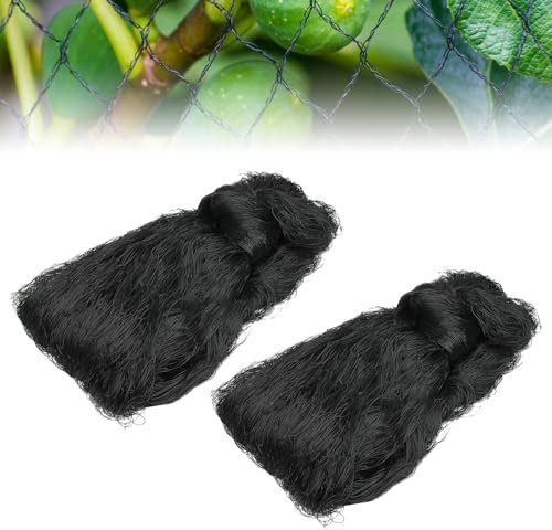 2 redes de protección para pájaros, 7,5 m x 15 m, ancho de malla de 5 cm para red de aves de corral, red de pollos, red para estanques, red para pájaros, gatos, red para plantas, red de jardín, para