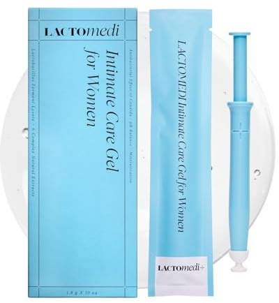LACTOMEDI Intimate Care Gel | Supports Healthy Vaginal Flora with Probiotics | pH Balance | Soothes Discomfort Caused by Dryness, Itchiness, and Odor | Dermatologically Tested | 1Box x 10pcs