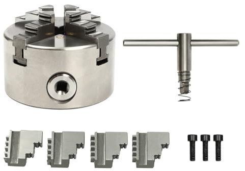 Backenfutter Drehfutter 80 mm Vier Backen Selbstzentrierendes Futter Drechselfutter