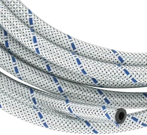 cyclingcolors tubo gasolina 5mm x 8mm goma caucho con acero flexible Trenzado manguera de combustible coche moto cortacésped (longitud 2m)