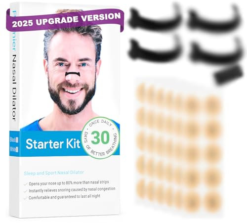 Anti-Schnarch Magnetische Nasenstrips (2025 Upgrade Version), 60 Stück Nasenpflaster Gegen Schnarchen, Schnarchstopper Schnarchschiene Für Sport & Schlafqualität & Besser Atmen Bei Verstopfter Nase