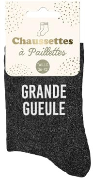 STC Chaussettes paillettes grande gueule