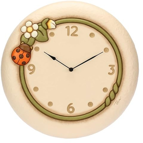 THUN - Orologio maxi - ceramica - Collezione Country Bloom - 35,4X35,4X5,7 cm