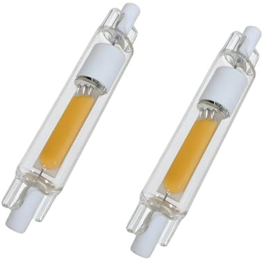 Aseoacc R7S LED 78mm Dimmable Blanc Chaud 20W Équivalent 200W Ampoules Halogène J78 T3 2000 LM 220-240V 360° IRC >90 Pour Éclairage Intérieur/Extérieur 2700K Lot de 2