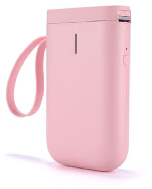 YIXANNX Etiquetas de Mano Impresora sin Tinta Bolsillo Térmico Recargable Etiqueta Compatible con Bluetooth Impresión de imágenes Inicio