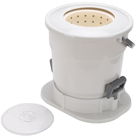 TIKATARER Manuell Klädtorkare med PP-nötningssäkert Material, 3,17 Gallons Kapacitet, Nylondragsnöre, Energisparpedaldrift för Studentbostad Husbil