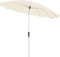 Doppler Ombrellone per il giardino in alluminio I Ombrellone da giardino con funzione di manovella I Ideale per giardino e balcone I 250 cm I Inclinazione versatile I Design orientale